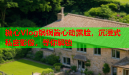 糖心Vlog锅锅酱心动露脸，沉浸式私密影像，等你解锁