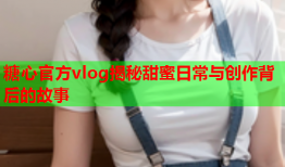 糖心官方vlog揭秘甜蜜日常与创作背后的故事
