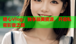 糖心Vlog：独享最美资源，开启私密影音之旅