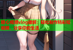 糖心视频vlog破解：轻松制作精彩短视频，分享你的生活