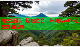 高效匹配，轻松约会：米糖心APP让交友更简单