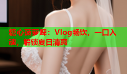 糖心菠萝啤：Vlog畅饮，一口入魂，解锁夏日清爽