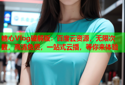 糖心Vlog破解版：百度云资源，无限次数，高清免费，一站式云播，等你来体验