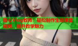 糖心Vlog教师：轻松制作生动课堂视频，提升教学魅力