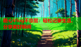糖心Vlog不惊醒：轻松记录生活，分享美好瞬间