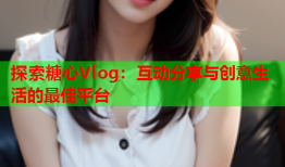 探索糖心Vlog：互动分享与创意生活的最佳平台