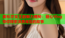 美杜莎女王的魅力揭秘：糖心Vlog带你探索演员背后的故事