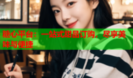 糖心平台：一站式甜品订购，尽享美味与便捷