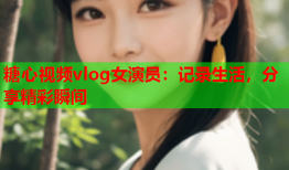 糖心视频vlog女演员：记录生活，分享精彩瞬间