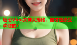 糖心Vlog女神大揭秘，谁才是最受欢迎的？