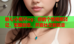糖心小桃Vlog：你的个性视频日记，无限创意，开启社交新篇章