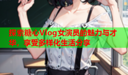 探索糖心Vlog女演员的魅力与才华，享受多样化生活分享