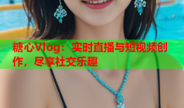 糖心Vlog：实时直播与短视频创作，尽享社交乐趣