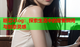 糖芯Vlog：探索生活中的甜蜜瞬间与创意灵感