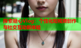 探索糖心Vlog：个性化短视频创作与社交互动新体验