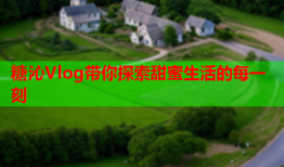 糖沁Vlog带你探索甜蜜生活的每一刻
