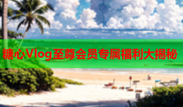 糖心Vlog至尊会员专属福利大揭秘