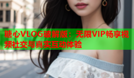 糖心VLOG破解版：无限VIP畅享视频社交与真实互动体验