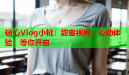 糖心Vlog小桃：甜蜜视界，心动体验，等你开启