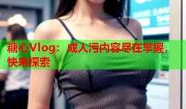 糖心Vlog：成人污内容尽在掌握，快来探索