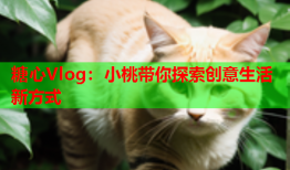 糖心Vlog：小桃带你探索创意生活新方式