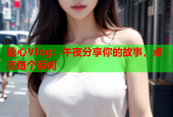 糖心Vlog：午夜分享你的故事，点亮每个瞬间