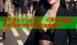 探索糖心Vlog苏美：记录生活的精彩瞬间与分享平台的独特魅力