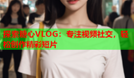 探索糖心VLOG：专注视频社交，轻松创作精彩短片
