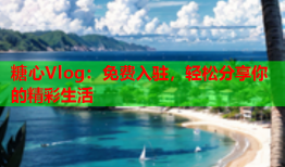 糖心Vlog：免费入驻，轻松分享你的精彩生活