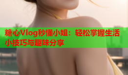糖心Vlog秒懂小姐：轻松掌握生活小技巧与趣味分享