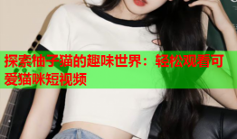探索柚子猫的趣味世界：轻松观看可爱猫咪短视频