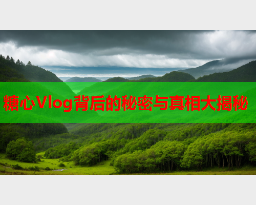 糖心Vlog背后的秘密与真相大揭秘