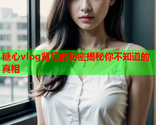糖心vlog背后的秘密揭秘你不知道的真相