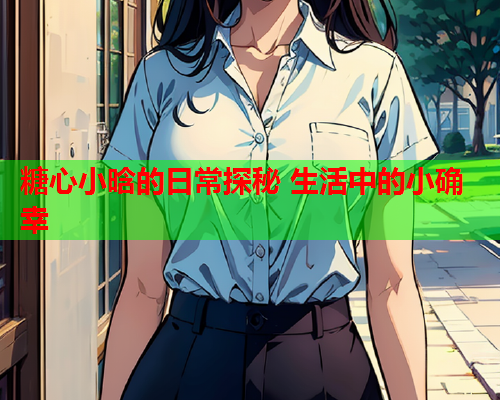 糖心小晗的日常探秘 生活中的小确幸