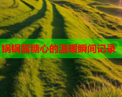 锅锅酱糖心的温暖瞬间记录