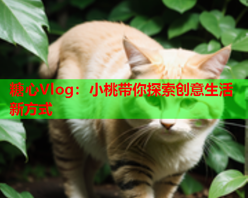 糖心Vlog：小桃带你探索创意生活新方式
