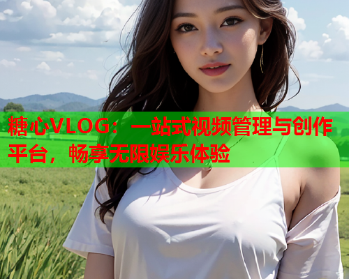 糖心VLOG：一站式视频管理与创作平台，畅享无限娱乐体验