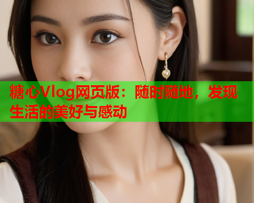 糖心Vlog网页版：随时随地，发现生活的美好与感动