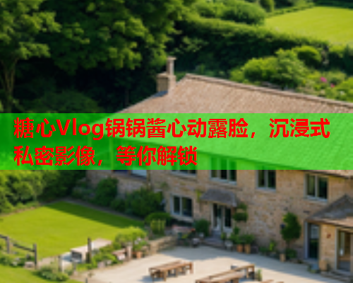 糖心Vlog锅锅酱心动露脸，沉浸式私密影像，等你解锁